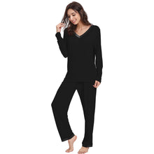 Load image into Gallery viewer, Bamboo Long Sleeve PJ Set
