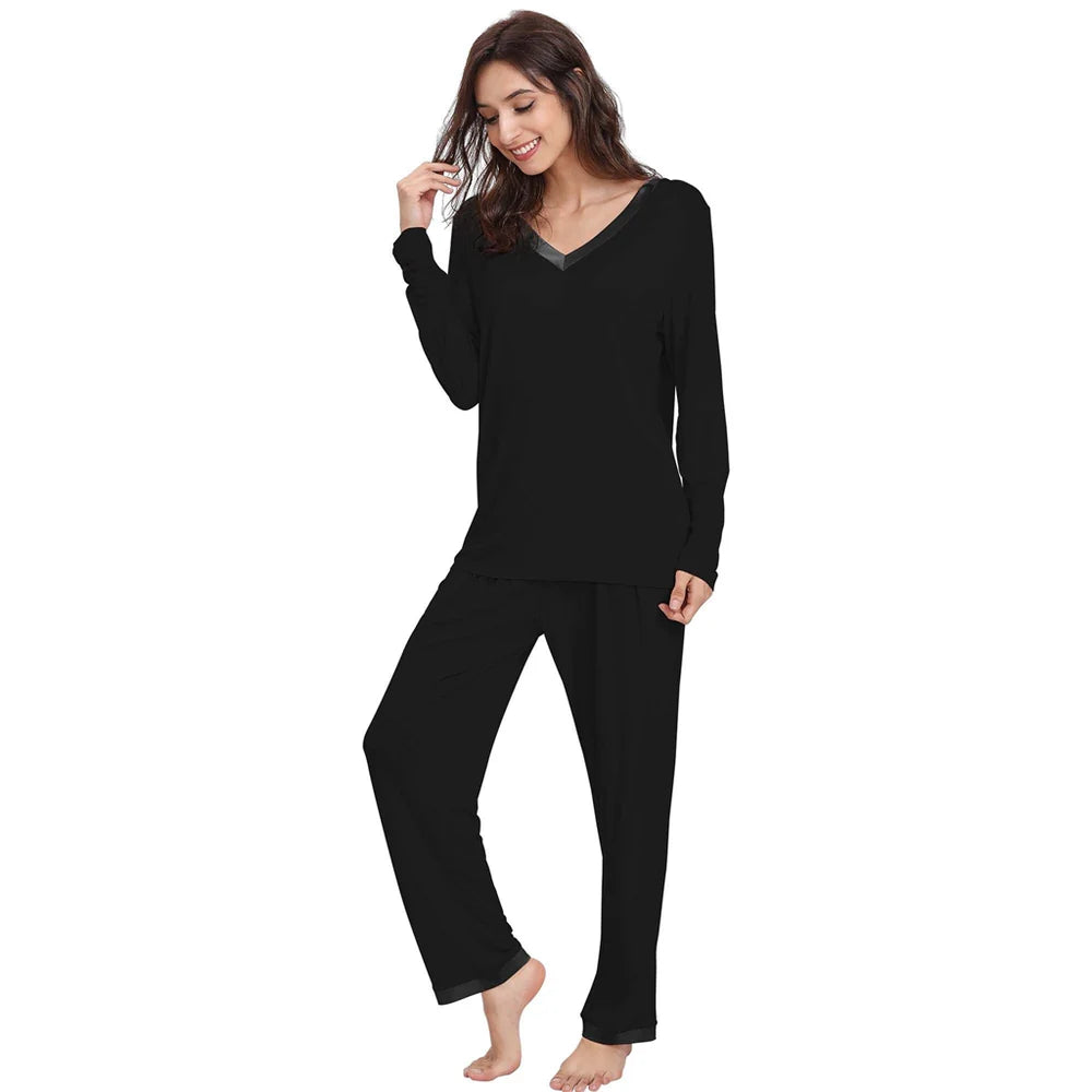 Bamboo Long Sleeve PJ Set