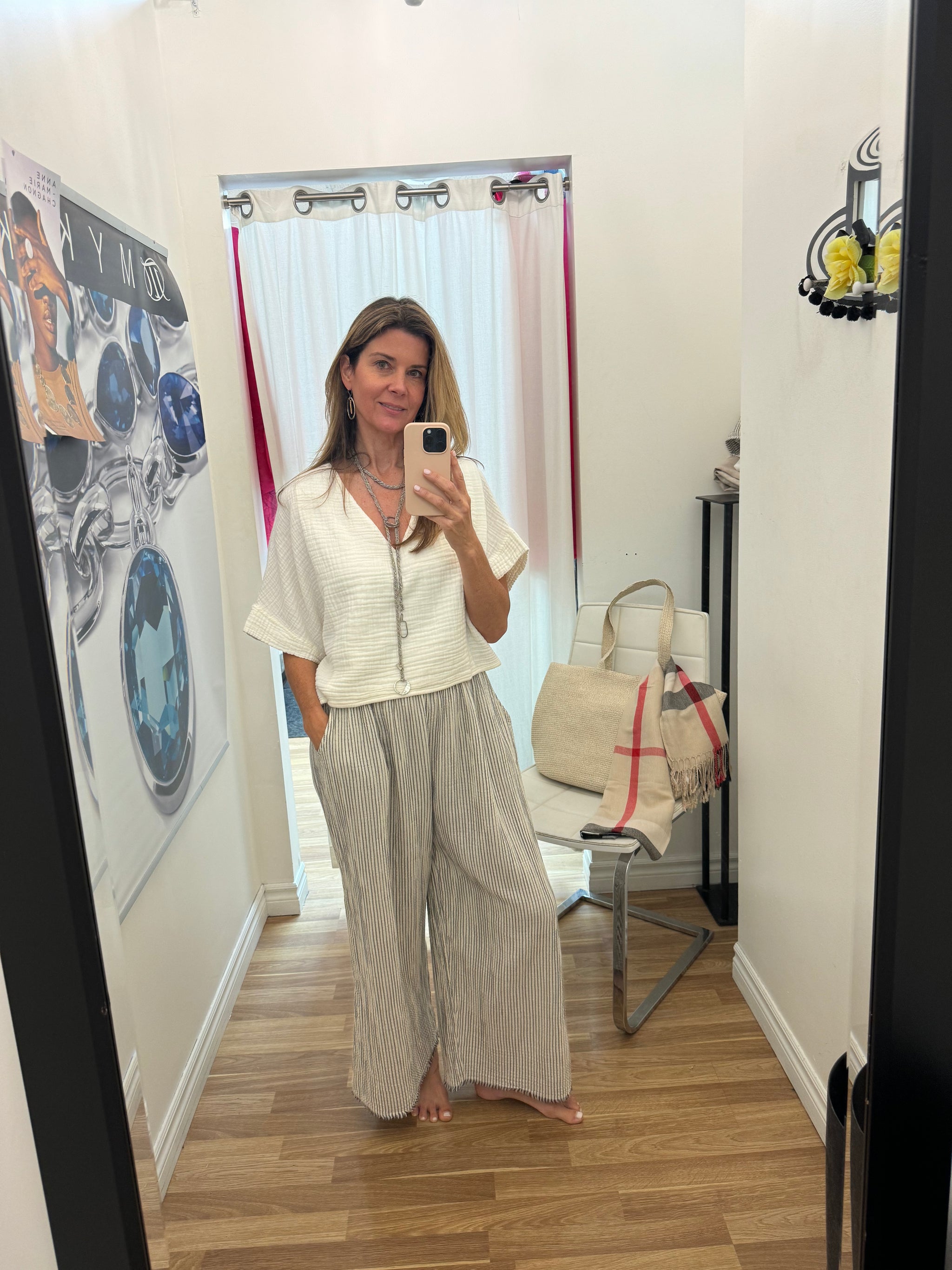 Crinkle Palazzo Pant – Not Just Art