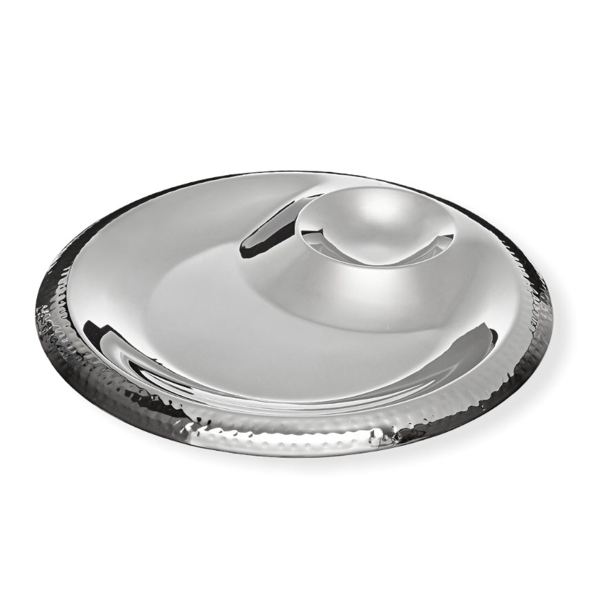 Dip Dish - Stainless Steel - Hammered Finish