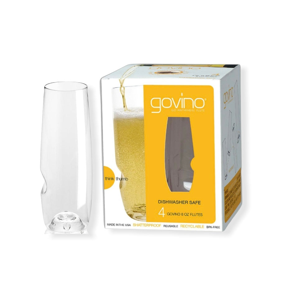 Govino DS Flute Glass – 8oz – (4 pack)