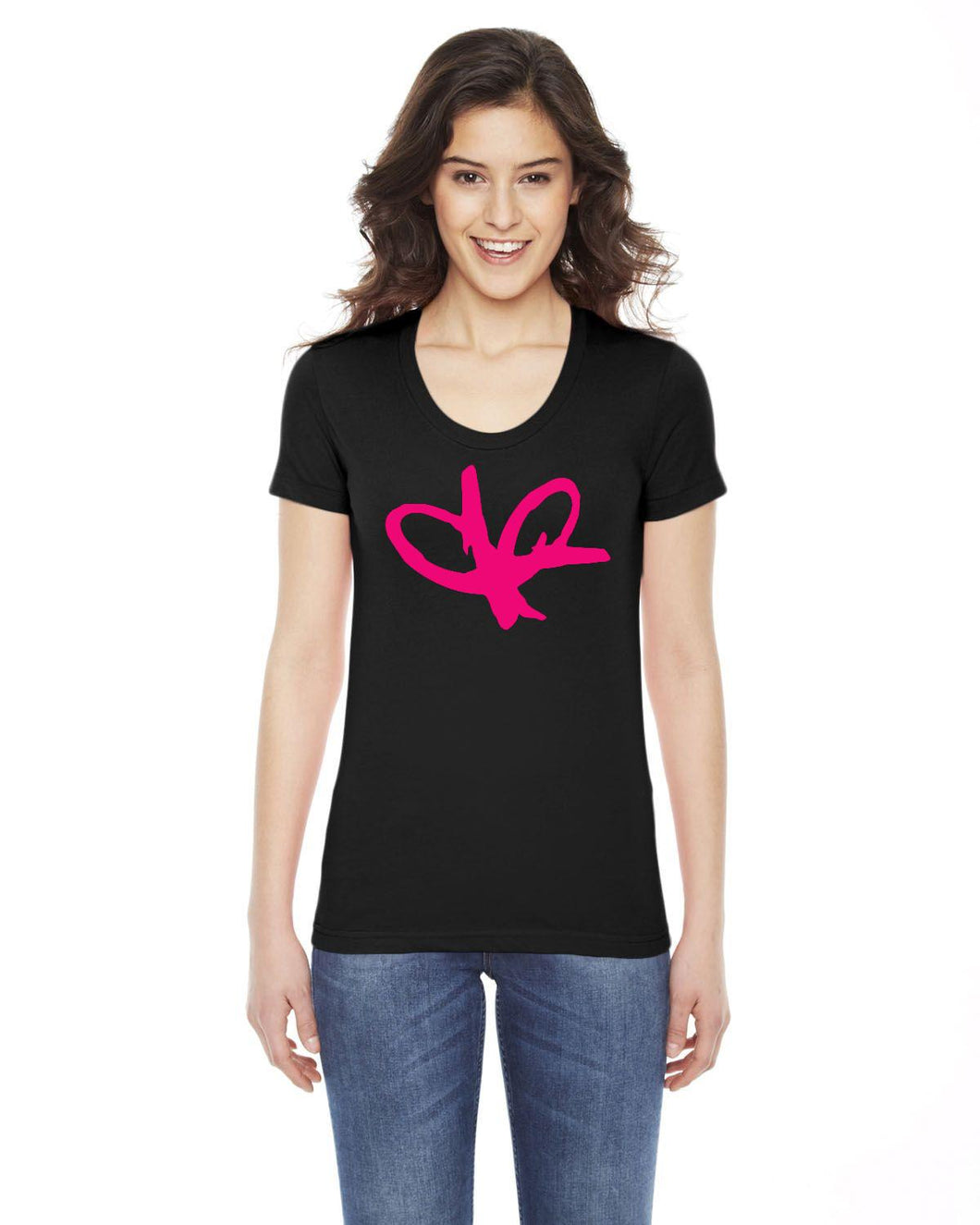 Not Just Art T Shirt with Pink Bow